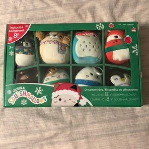 NWB Squishmallows 2023 holiday ornament set